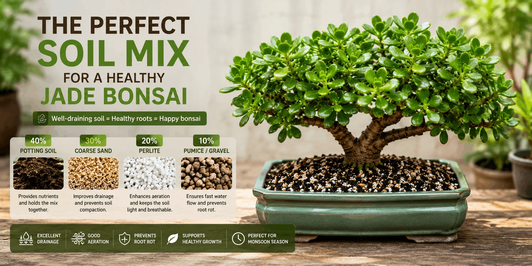 Soil Mix For Jade Bonsai